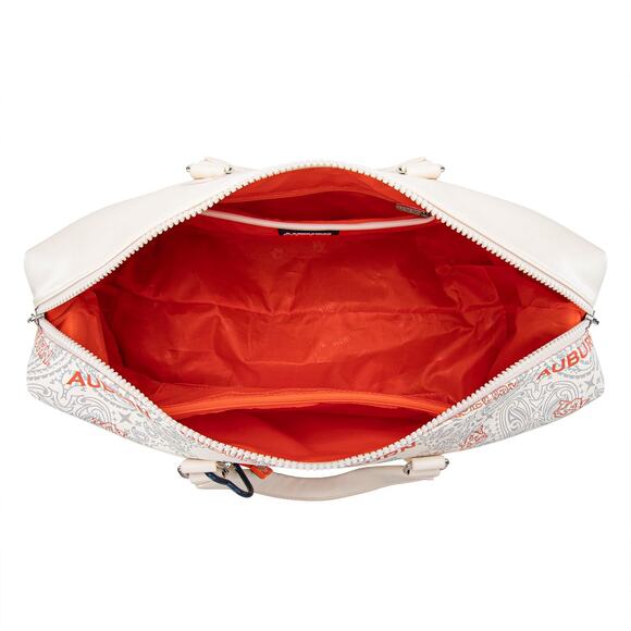 Auburn University Tigers Light Beige Duffle Travel/Gym Bag - Picture 7 of 9